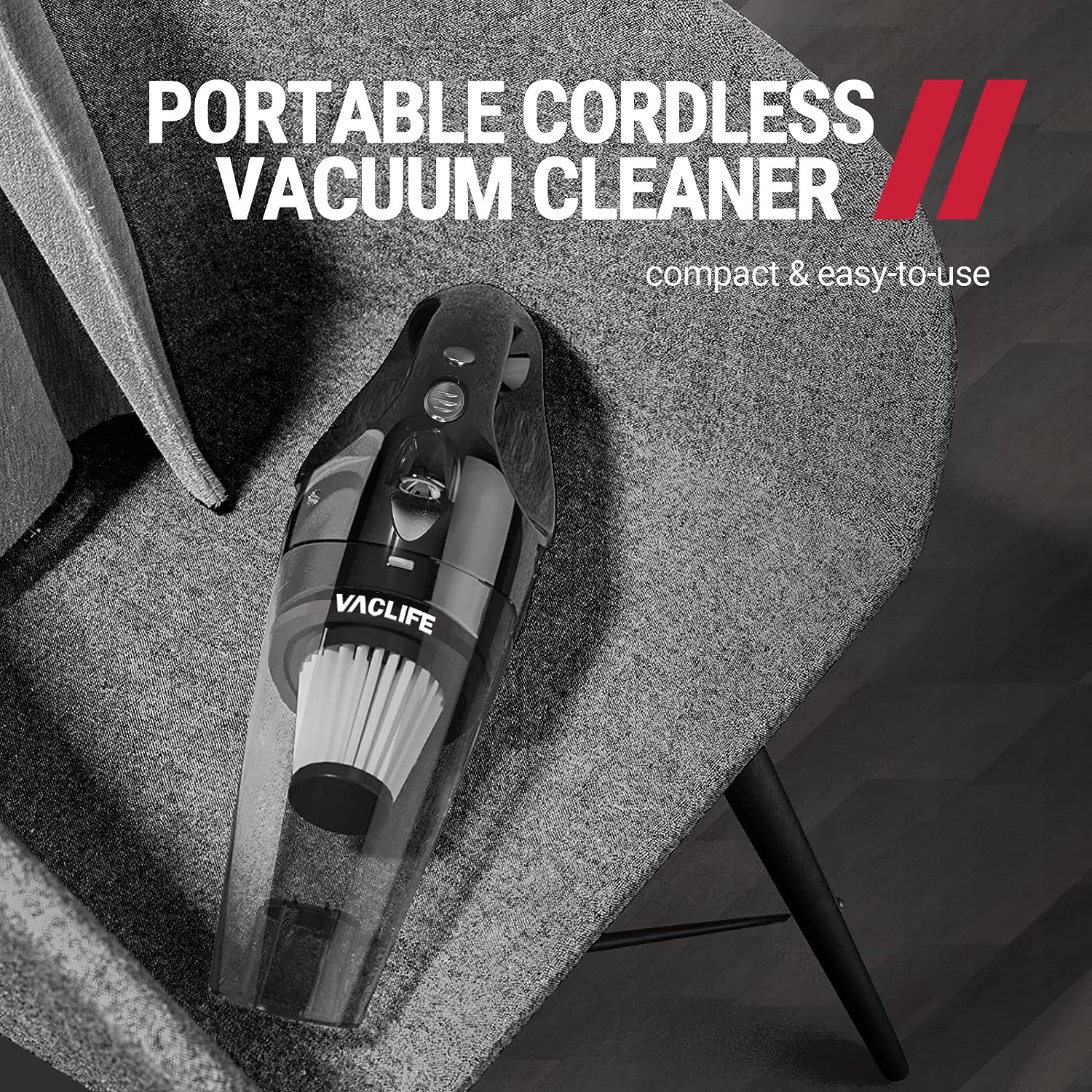 Car Handheld Vacuum Cleaner; Cordless Rechargeable Hand Vacuum