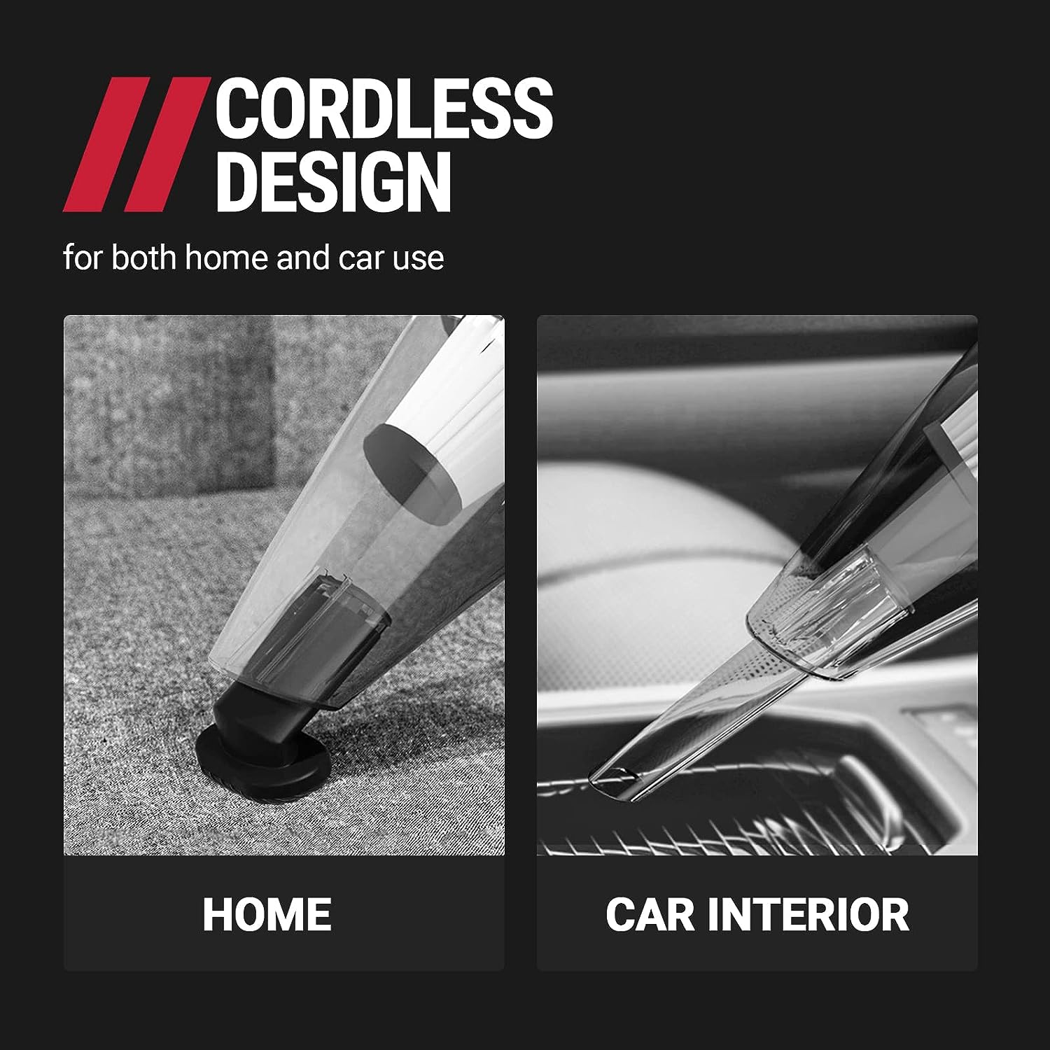 Car Handheld Vacuum Cleaner Cordless Rechargeable Hand Vacuum