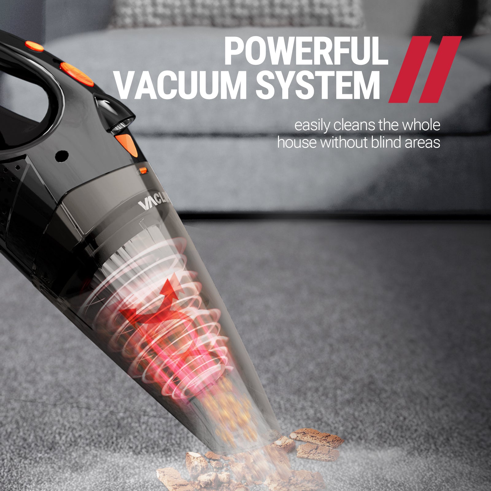 Mini powerful vacuum cleaner